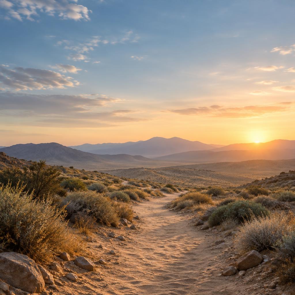 Caminho no deserto